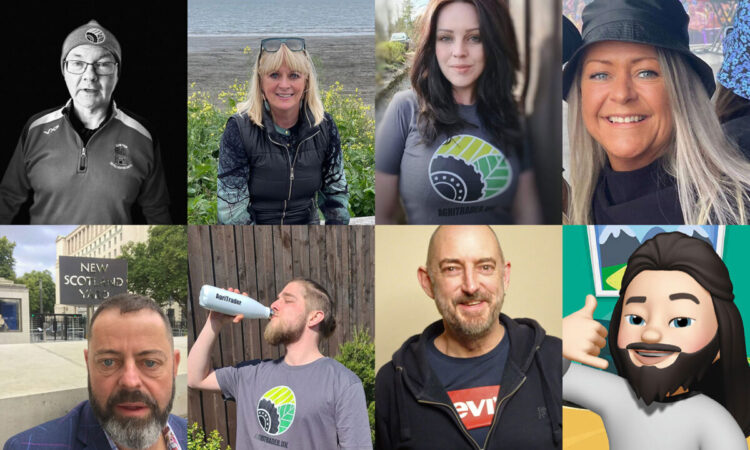 The eight members of the Agri Trader Team